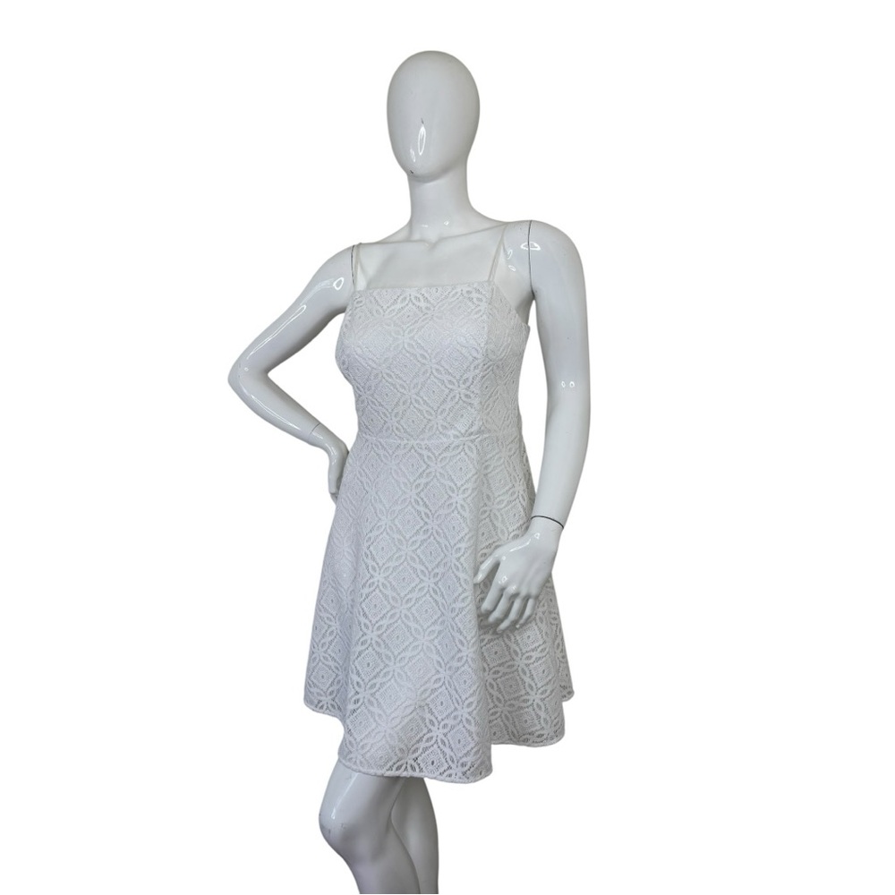 Lilly Pulitzer White Lace Spaghetti-Strap Mini Dress - Picture 3 of 14